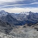 Blick Richtung Hochgall und Schneebiger Nock.