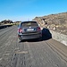 Lavasand auf der Fahrbahn zum Rif. Sapienza erforderte vorsichtiges Fahren