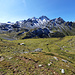 Pâturage des Vatsenaires vu depuis 2546m.