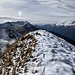 Blick über den Schlussgrat nach Süden.