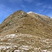 An der Halsscharte. Der Südgrat zur Innerrodelkunke. Anfangs halte ich mich rechts im Aufstieg, eine Spur habe ich beim Abstieg eher mittig gefunden.