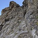 Klettersteigpassage nach der Hütte, von unten...