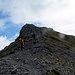 Discesa dalla dorsale O, direzione rifugio Nicola