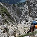 Abstieg durch die "Schlucht"