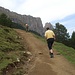 Der Weg wird nach der Saltnerhütte zwar steiler, bleibt jedoch breit und ausgetreten