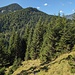 auf dem kleinen Pfad zurück zum Gaichtpassstüberl