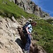 Dans la descente il y a de nombreux passages comme celui-ci, il est difficile d'avancer vite