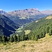 <b>Valle dei Forni.<br />Si distingue il Monte Sobretta (3296 m), cima raggiunta quattro giorni fa.</b>
