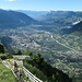 Meran von der Aussichtsplattform.
