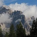 Wolkenschwaden um die Tofana