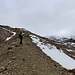 salendo verso il ghiacciaio