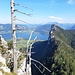 Blick von der Schatzwand auf den Verbindungsgrat