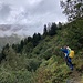 ... mit gemeinsamen "Ausblick" - mit viel Wolken und bereits Schnee an den umliegenden Gipfeln