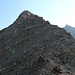 Beginn des neuen Klettersteigs am Col Ross