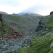 Abzweig zum Col Ross beim Lac de l'Echo - markiert, aber weglos