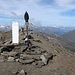 Gipfelmadonna zwischen Gran Paradiso und Mont Blanc