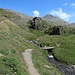 Wieder am Abzweig zum Rifugio Grauson