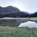 <b>Ai bordi del Lago Doss (1652 m) la temperatura dell’aria è ancora più bassa.</b>