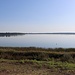 Dreiweiberner See, im Hintergrund das Kraftwerk Boxberg