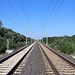 Lohsa, Bahnstrecke Falkenberg - Węgliniec, Blick nach Westen