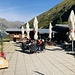 kurze Einkehr auf der Terrasse der Gletscherstube