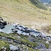 Draufsicht auf die bekannte Wasserfallstufe