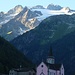 L'église de Trient au petit matin