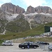Zurück am Ausgangspunkt an der Seilbahnstation beim Pordoijoch