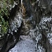 Die Klamm verengt sich spektakulär.