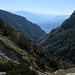 Blick über die Kranebitter Klamm und das Inntal nach Süden.