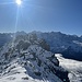 Vor dem Pferdchen und dahinter das Berninamassiv.