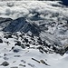 Winterlich aber effizient geht es über die Aufstiegsroute abwärts.
