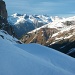Blick aus dem Kaisertal auf die Allgäuer Alpen