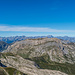 Monte Mongioie (2.630 m) - Im Westen Cima delle Saline und Punta Marguareis - dahinter die Cima Argentera.