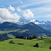 immer wieder einmal ein Blick in Richtung Alpstein