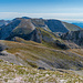 Punta Marguareis (2.652 m) - RÜckblick zum Colle Palù - dahinter Cima Pian Ballaur.