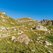 Wiesengelände auf dem Weg zum Passo della Croce.