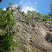 Die herrlichen Granitplatten der Marienwand im Okertal.