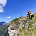sentiero verso il Passo di Piatto