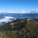 Die Ankogelgruppe zeigt sich wolkenverhangen.