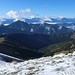 Bei guter Sicht hat man einen schönen Blick zum Karnischen Hauptkamm.