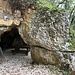 Der Eingang zur Bruderhöhle.