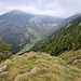 Vista verso la Val Vedrano