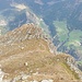 Rückblick zum Gipfelkreuz