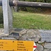 Trotz gutem Weg rot-weiss markiert