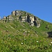 Raus aus der Rinne, ein erster Blick zum Hochgamatsch und Ziggerchnörri.