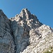 Steiler Gipfelaufbau. 