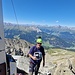Der Gipfel der Bergkastelspitze mit 2913 m ist erreicht. Tourgänger Starranger mit Gipfelbuch!