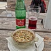 Und zum Abschluss gibt es an der Bergstation der Bergkastelbahn eine leckere Fritattensuppe :-). Aufgrund der Hitze habe ich beschlossen den Rückweg ins Tal wieder per Bergbahn zu machen!