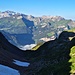 Früh am Morgen in Richtung Isenfluh, Lobhorn und Schwalmere